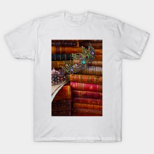 Two Crowns On Old Books T-Shirt